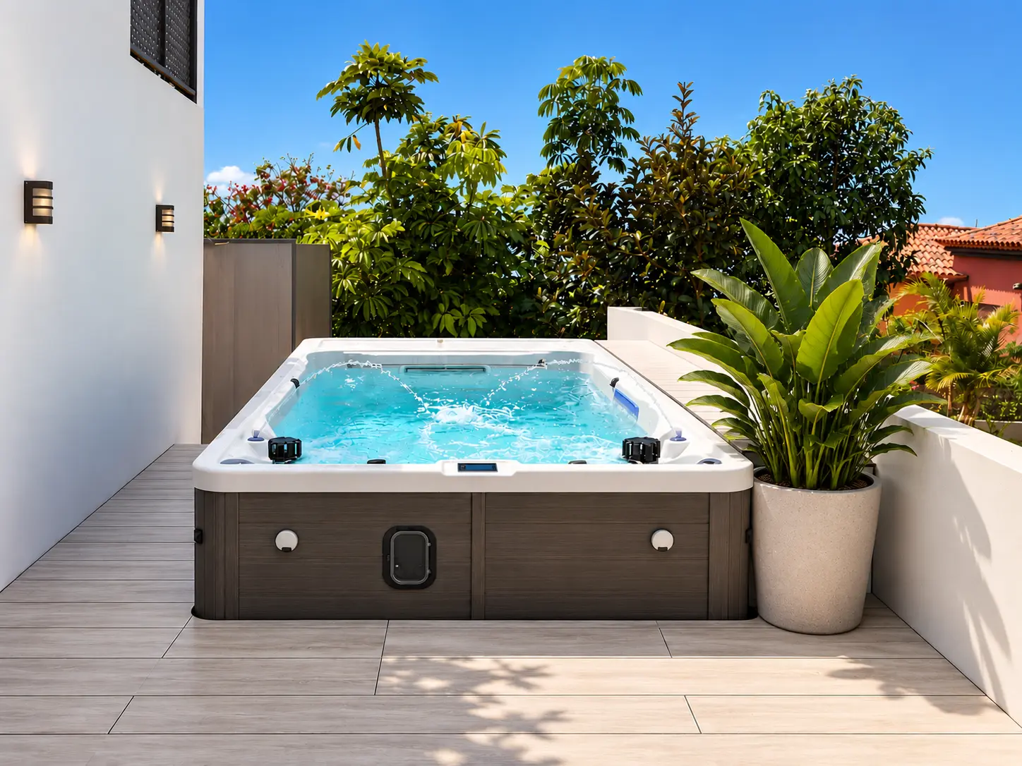 AQA Swimspa 1300 instalado